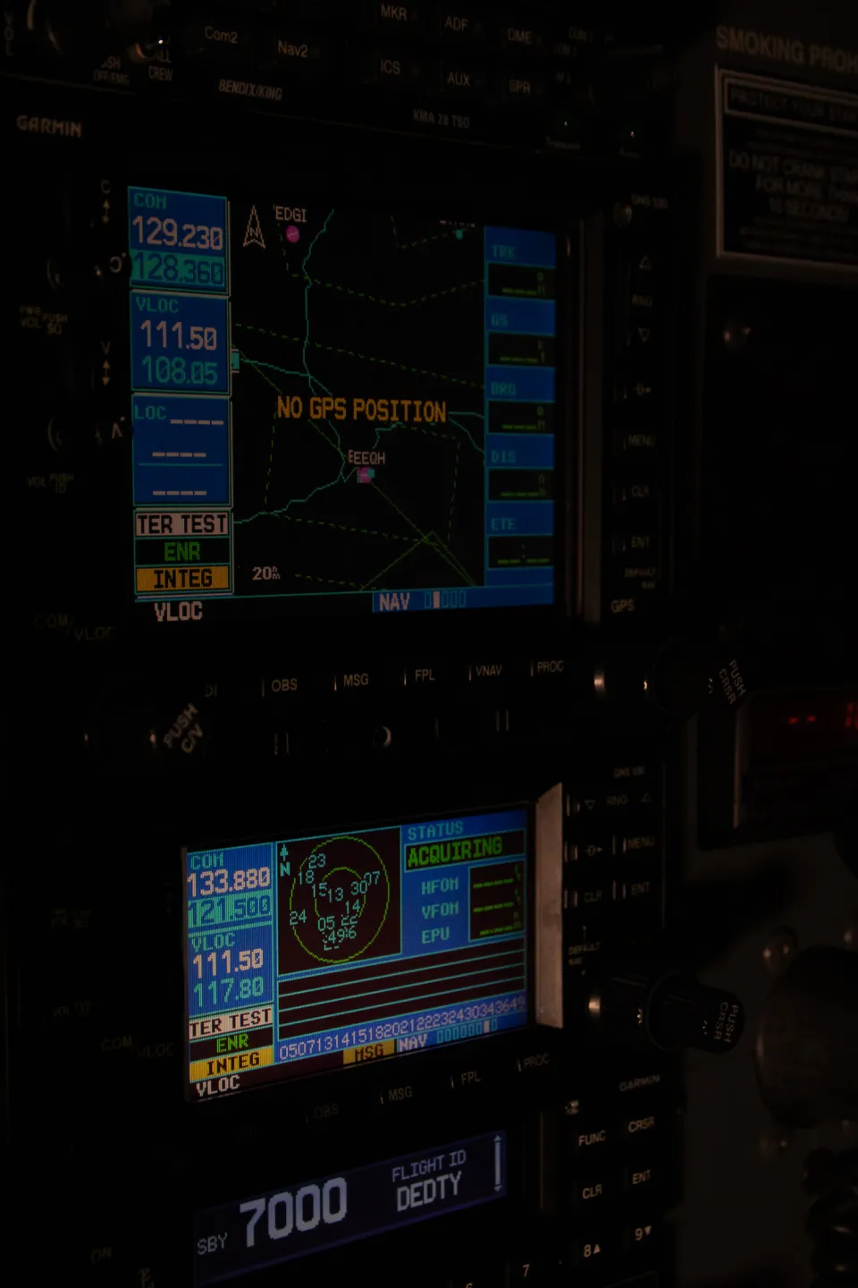 Garmin-Navigationsgerät und Transponder